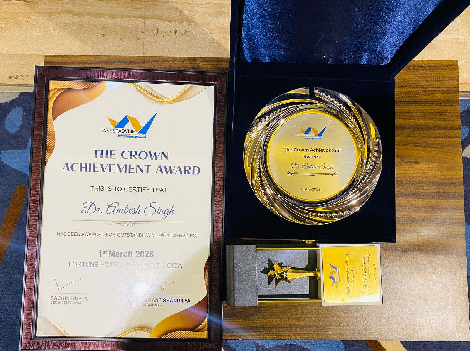 Home Dr.Ambesh Awards