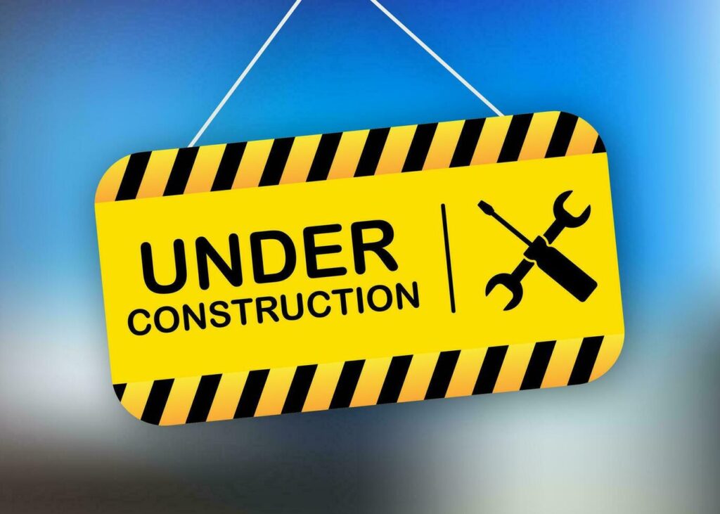 under construction